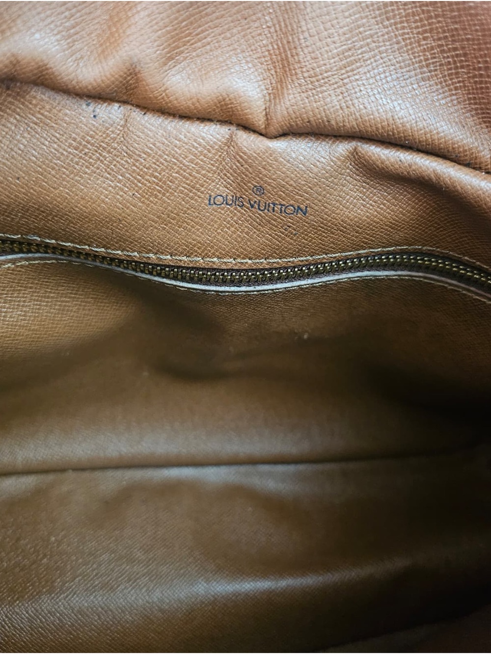 Louis Vuitton Monogram Canvas Shoulder Bag with Vachetta Trim - Picture 10 of 12
